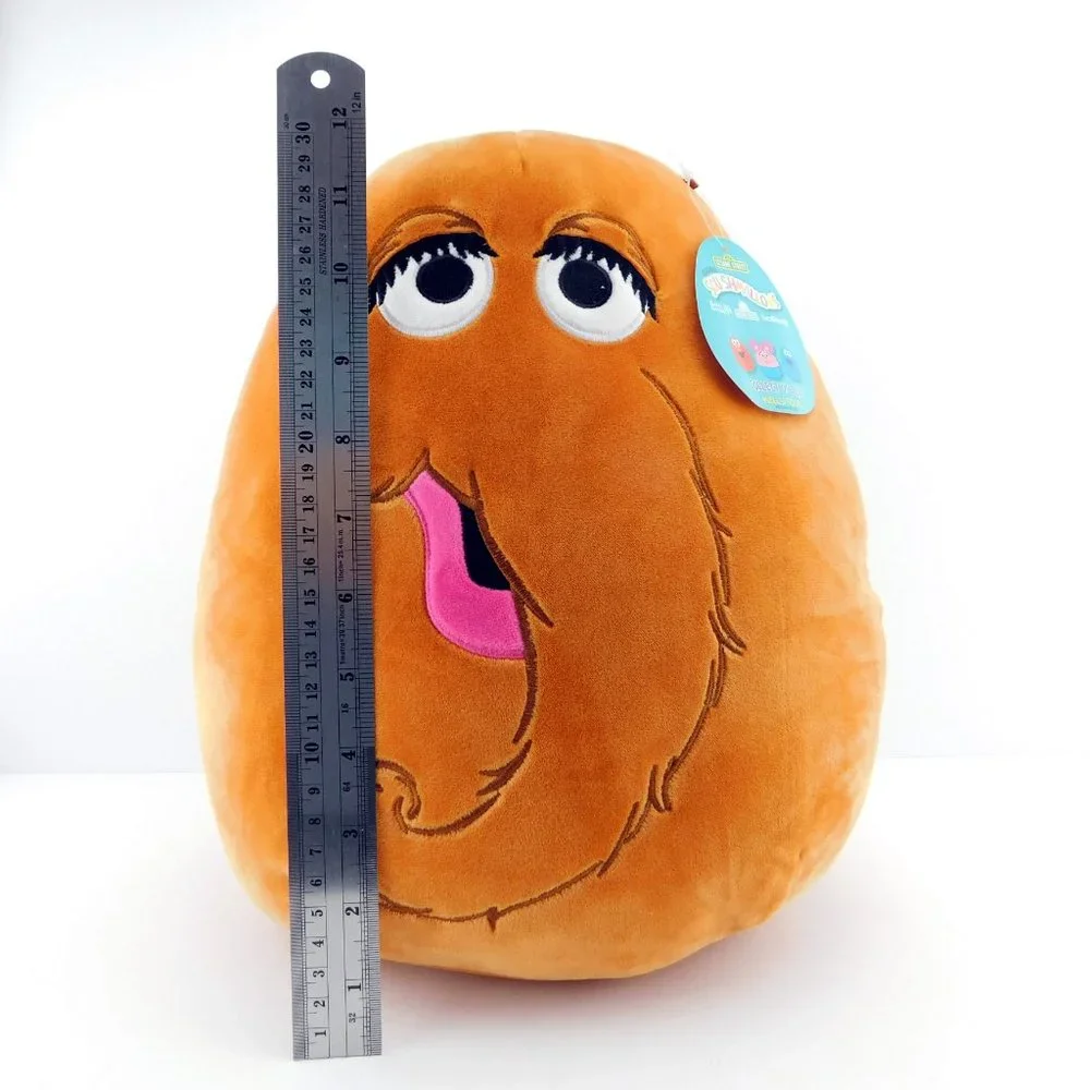 New Snuffleupagus SQUISHMALLOWS Sesame Street Character SNUFFY Plush Pillow